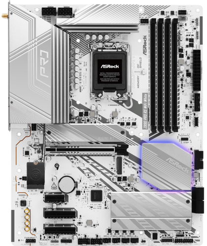 Купить Материнская плата ASRock Z890 Pro RS WiFi White в интернет-магазине DNS. Характеристики, цена ASRock Z890 Pro RS WiFi White | 5608987.
