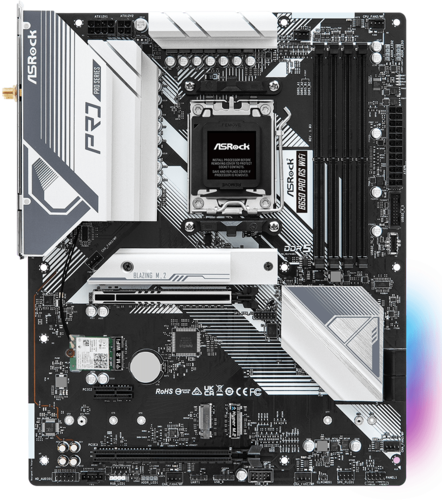 Купить Материнская плата ASRock B650 Pro RS WiFi в интернет-магазине DNS. Характеристики, цена ASRock B650 Pro RS WiFi | 5637074.