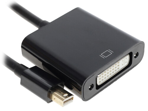Купить Переходник однонаправленный FinePower mini DisplayPort - DVI-I, 0.2 м в интернет-магазине DNS. Характеристики, цена  | 1118220.