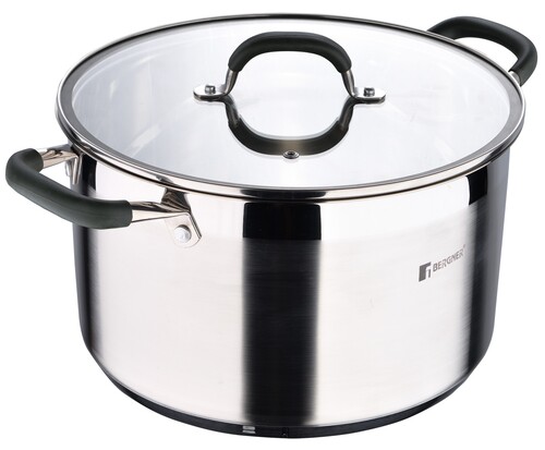 Купить Кастрюля Bergner Midnight BG BG-32084-MM 9.5 л 28 см серый в интернет-магазине DNS. Характеристики, цена Bergner Midnight BG BG-32084-MM | 9254935.