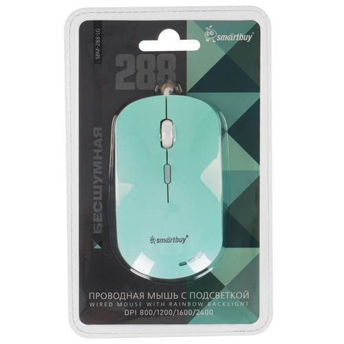 Купить Мышь проводная Smartbuy 288 [SBM-288-LG] зеленый в интернет-магазине DNS. Характеристики, цена Smartbuy 288 | 9190264.