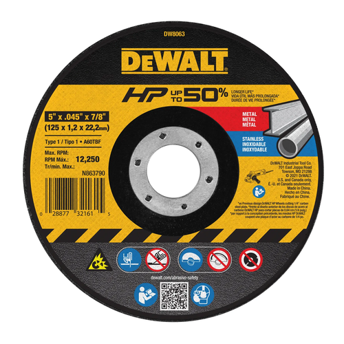 Купить Диск отрезной DeWalt DW8063 в интернет-магазине DNS. Характеристики, цена DeWalt DW8063 | 5934269.