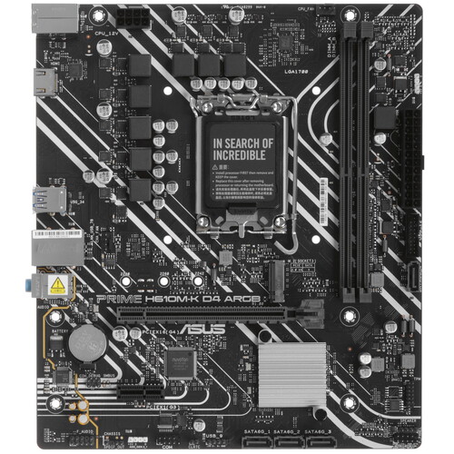 Купить Материнская плата ASUS PRIME H610M-K D4 ARGB в интернет-магазине DNS. Характеристики, цена ASUS PRIME H610M-K D4 ARGB | 9222509.
