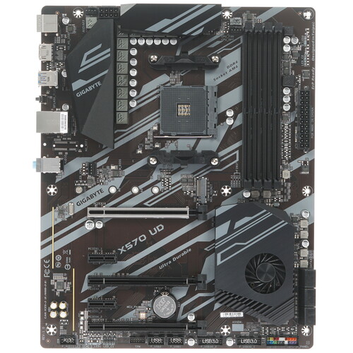 Купить Материнская плата GIGABYTE X570 UD в интернет-магазине DNS. Характеристики, цена GIGABYTE X570 UD | 1390801.