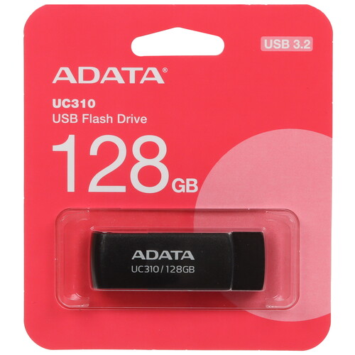Купить Память USB Flash 128 ГБ A-Data UC310 [UC310-128G-RBK] в интернет-магазине DNS. Характеристики, цена A-Data UC310 | 5450285.