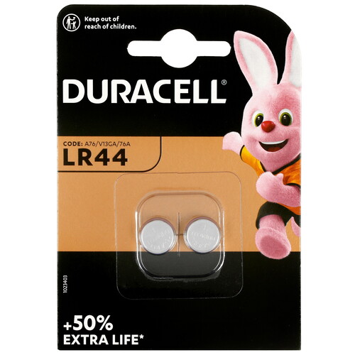 Купить Батарейка Duracell LR44 (AG13/G13/LR1154/357A/A76) в интернет-магазине DNS. Характеристики, цена Duracell | 7901597.