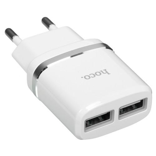 Купить Сетевое зарядное устройство Hoco C12 Smart белый в интернет-магазине DNS. Характеристики, цена Hoco C12 Smart | 9037649.
