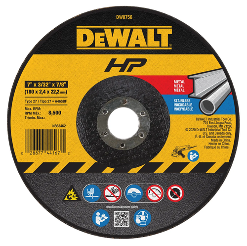 Купить Диск отрезной DeWalt DW8756 в интернет-магазине DNS. Характеристики, цена DeWalt DW8756 | 5939946.