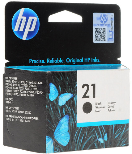 Купить Картридж HP 21 (C9351AE) черный в интернет-магазине DNS. Характеристики, цена HP 21 (C9351AE) | 0003742.