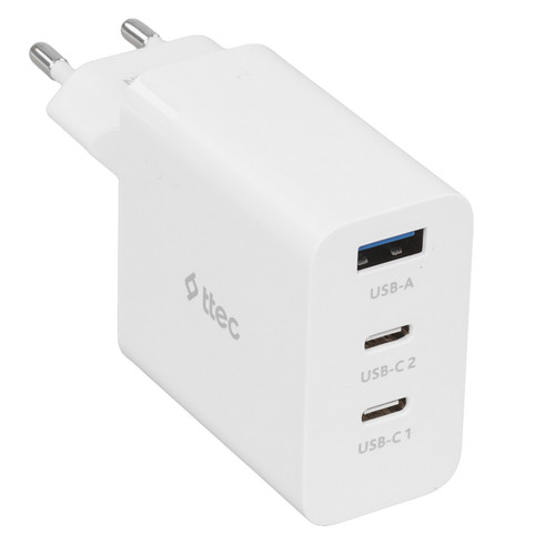 Купить Сетевое зарядное устройство TTEC SmartCharger 65W белый в интернет-магазине DNS. Характеристики, цена TTEC SmartCharger 65W | 9140731.