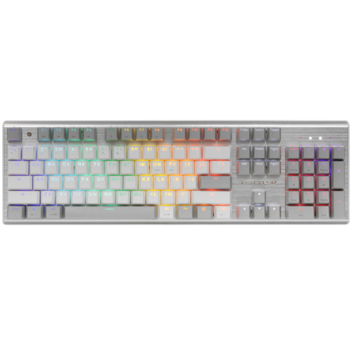 Купить Клавиатура  проводная A4Tech Fstyler FS100 Neon цвет серый в интернет-магазине DNS. Характеристики, цена A4Tech Fstyler FS100 Neon | 5600514.