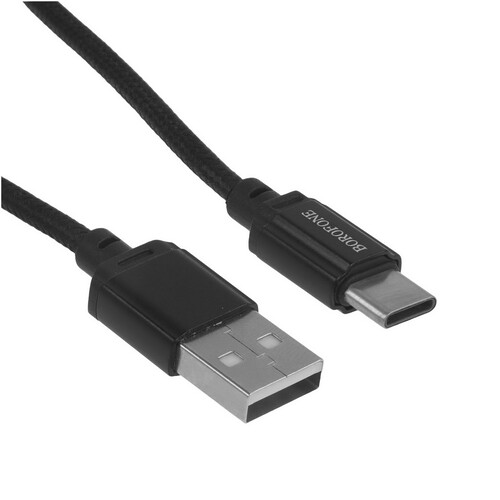 Купить Кабель Borofone USB Type-C - USB Type-A черный в интернет-магазине DNS. Характеристики, цена Borofone BX87 | 9238059.