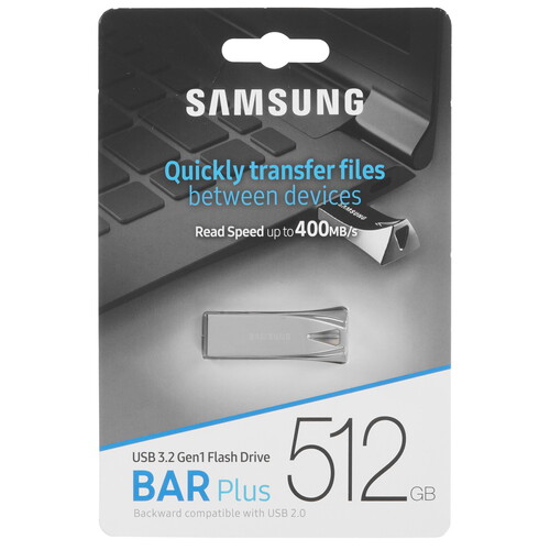 Купить Память USB Flash 512 ГБ Samsung BAR Plus [MUF-512BE3/APC] в интернет-магазине DNS. Характеристики, цена Samsung BAR Plus | 5471073.