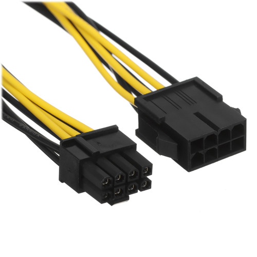Купить Кабель для блока питания FinePower PCI-E 6+2pin(F) - PCI-E 8pin(M) в интернет-магазине DNS. Характеристики, цена FinePower PCI-E 6+2pin(F) - PCI-E 8pin(M) | 9084727.