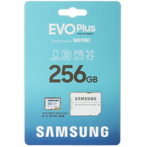 Купить Карта памяти Samsung EVO Plus microSDXC 256 ГБ [MB-MC256SA/EU] в интернет-магазине DNS. Характеристики, цена  | 5471051.
