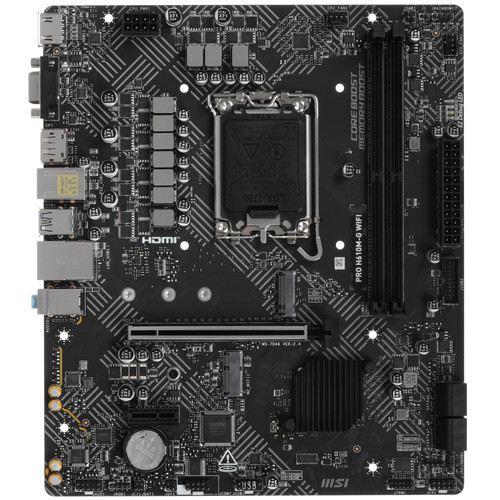 Купить Материнская плата MSI PRO H610M-G WIFI в интернет-магазине DNS. Характеристики, цена MSI PRO H610M-G WIFI | 5653312.