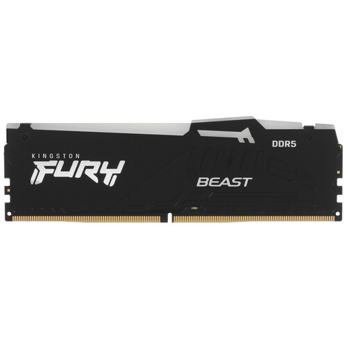 Купить Оперативная память Kingston FURY Beast Black RGB [KF560C30BBA-32] 32 ГБ в интернет-магазине DNS. Характеристики, цена Kingston FURY Beast Black RGB | 5617249.