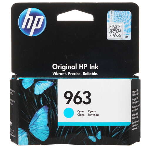 Купить Картридж HP 963 (3JA23AE) голубой в интернет-магазине DNS. Характеристики, цена HP 963 (3JA23AE) | 1693946.