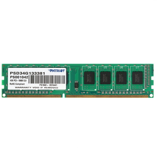 Купить Оперативная память Patriot Signature Line [PSD34G133381] 4 ГБ в интернет-магазине DNS. Характеристики, цена Patriot Signature Line | 1099677.