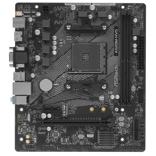 Купить Материнская плата ASRock A520M-HVS в интернет-магазине DNS. Характеристики, цена ASRock A520M-HVS | 1663778.