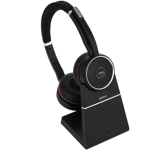 Купить Беспроводные наушники Jabra Evolve 75 + Док-станция черный 2021 в интернет-магазине DNS. Характеристики, цена Jabra Evolve 75 | 5478291.