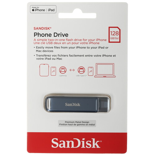 Купить Память OTG USB Flash 128 ГБ Sandisk Phone Drive [SDIXD0N-128G-GN6NE] в интернет-магазине DNS. Характеристики, цена Sandisk Phone Drive | 5635912.