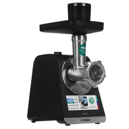 Купить Мясорубка электрическая Bosch MFWS660B черный в интернет-магазине DNS. Характеристики, цена Bosch MFWS660B | 9383607.