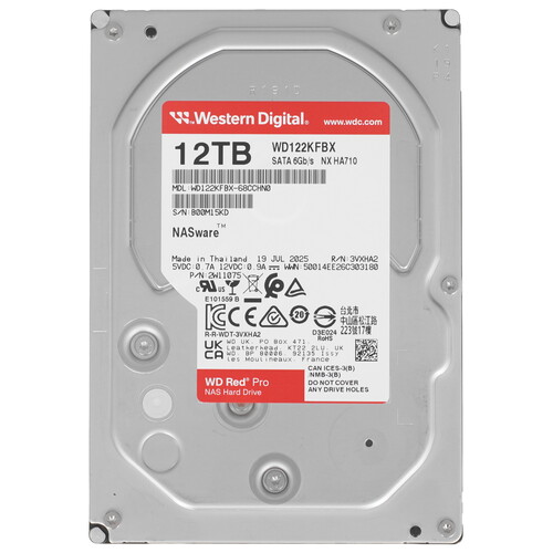 Купить 12 ТБ Жесткий диск WD Red Pro [WD122KFBX] в интернет-магазине DNS. Характеристики, цена WD Red Pro | 5642651.