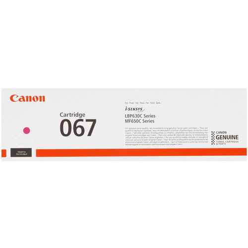 Купить Картридж лазерный Canon 067 M пурпурный, с чипом в интернет-магазине DNS. Характеристики, цена Canon 067 M | 5451946.