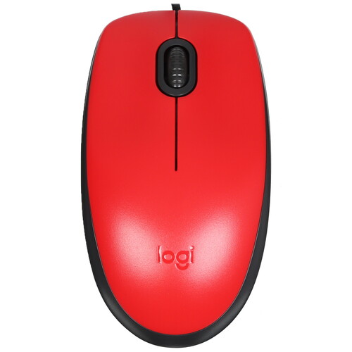 Купить Мышь проводная Logitech M110s Red [910-005501] красный в интернет-магазине DNS. Характеристики, цена Logitech M110s Red | 5455182.