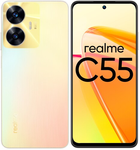 Купить 6.72" Смартфон realme C55 256 ГБ золотистый в интернет магазине ...