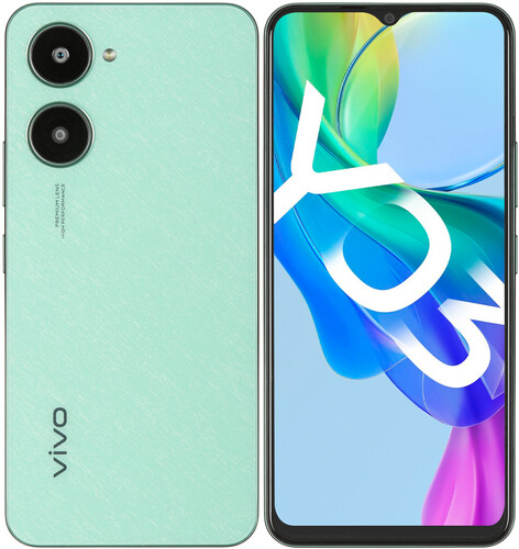 Купить 6.56" Смартфон Vivo Y03 128 ГБ зеленый в интернет-магазине DNS. Характеристики, цена Vivo Y03 | 5453163.