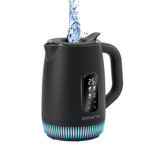 Купить Электрочайник Polaris PWK 0724DDW Water Way Pro черный в интернет-магазине DNS. Характеристики, цена Polaris PWK 0724DDW Water Way Pro | 9365917.