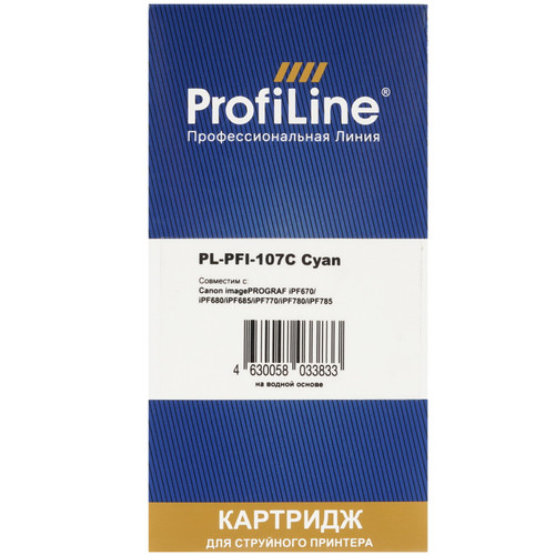 Купить Картридж ProfiLine PL-PFI-107C голубой в интернет-магазине DNS. Характеристики, цена ProfiLine PL-PFI-107C | 9129100.
