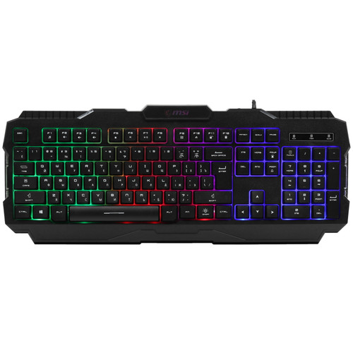 Купить Клавиатура  проводная MSI Forge GK100 в интернет-магазине DNS. Характеристики, цена MSI Forge GK100 | 5604672.