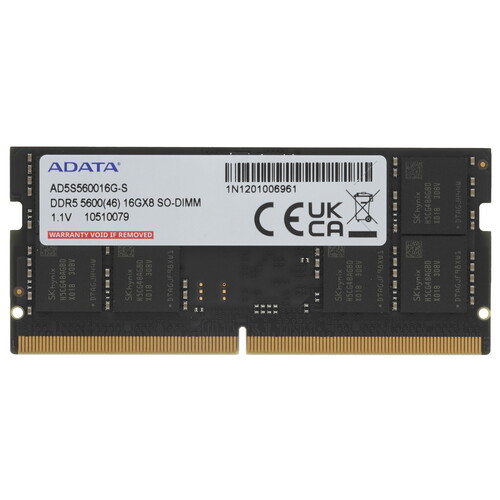 Купить Оперативная память SODIMM ADATA [AD5S560016G-S] 16 ГБ в интернет-магазине DNS. Характеристики, цена ADATA | 5406960.