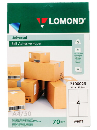 Купить Самоклеящаяся бумага Lomond 2100025 в интернет-магазине DNS. Характеристики, цена Lomond 2100025 | 3700393.