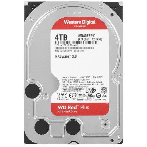 Купить 4 ТБ Жесткий диск WD Red Plus [WD40EFPX] в интернет-магазине DNS. Характеристики, цена WD Red Plus | 5434319.