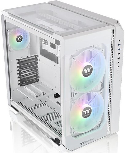 Купить Корпус Thermaltake View 51 Tempered Glass Snow ARGB Edition [CA-1Q6-00M6WN-00] белый в интернет-магазине DNS. Характеристики, цена Thermaltake View 51 Tempered Glass Snow ARGB Edition | 1656522.
