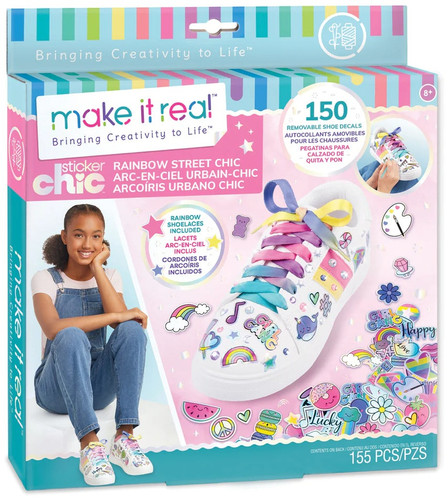 Купить Набор для творчества Make It Real Sticker Chic: Rainbow Street Chic в интернет-магазине DNS. Характеристики, цена Make It Real Sticker Chic: Rainbow Street Chic | 9319115.