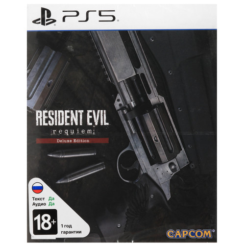 Купить Игра Resident Evil Requiem Deluxe Edition (PS5) в интернет-магазине DNS. Характеристики, цена Resident Evil Requiem Deluxe Edition | 5656534.