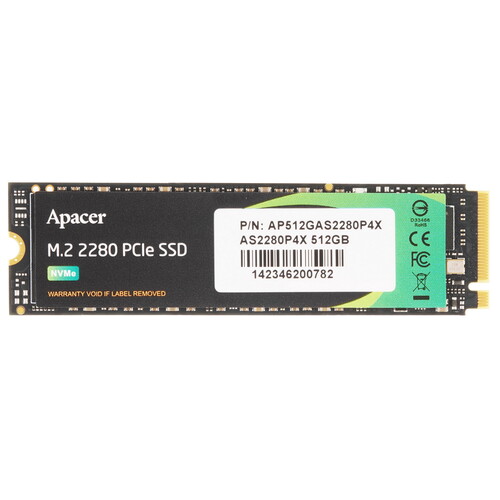 Купить 512 ГБ M.2 NVMe накопитель Apacer AS2280P4X [AP512GAS2280P4X-1] в интернет-магазине DNS. Характеристики, цена Apacer AS2280P4X | 5452792.