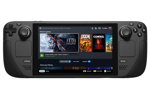 Купить Портативная игровая консоль Steam Deck 64 ГБ в интернет-магазине DNS. Характеристики, цена Steam Deck | 5075220.
