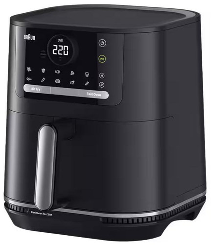 Купить Аэрогриль Braun MultiFry 5 HF5054 черный в интернет-магазине DNS. Характеристики, цена Braun MultiFry 5 HF5054 | 9364367.