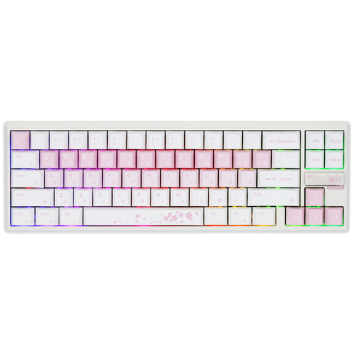 Купить Клавиатура  проводная + беспроводная Varmilo VTP68 Sakura в интернет-магазине DNS. Характеристики, цена Varmilo VTP68 Sakura | 5486634.
