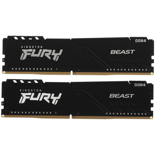 Купить Оперативная память Kingston FURY Beast Black [KF432C16BBK2/16-SP] 16 ГБ в интернет-магазине DNS. Характеристики, цена Kingston FURY Beast Black | 9908305.