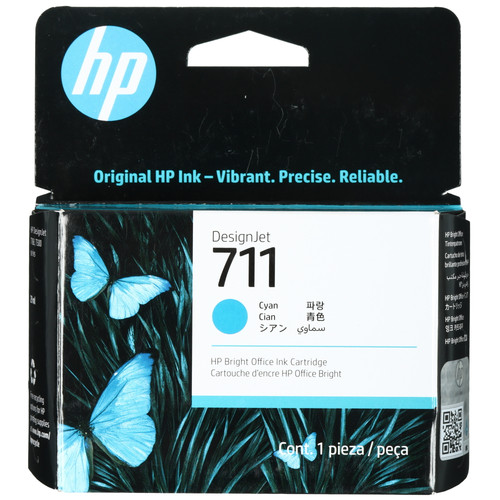 Купить Картридж HP 711 (CZ130A) голубой в интернет-магазине DNS. Характеристики, цена HP 711 (CZ130A) | 5642608.