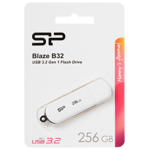Купить Память USB Flash 256 ГБ Silicon Power Blaze B32 [SP256GBUF3B32V1W] в интернет-магазине DNS. Характеристики, цена Silicon Power Blaze B32 | 5930889.