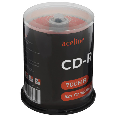 Купить CD-диск Aceline CD-R в интернет-магазине DNS. Характеристики, цена  | 5454985.