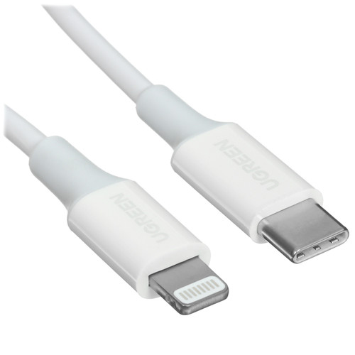 Купить Кабель Ugreen Lightning 8-pin - USB Type-C белый в интернет-магазине DNS. Характеристики, цена Ugreen US171 | 9983418.